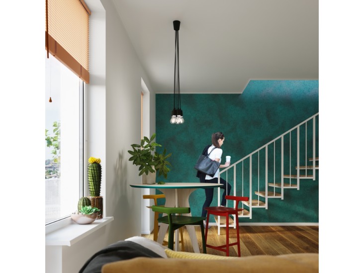 Diego 5 fekete függőlámpa