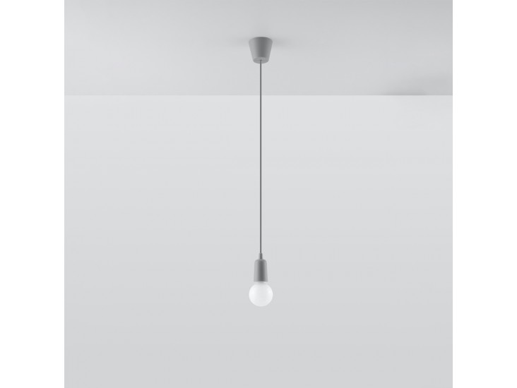 Diego 1 szürke függőlámpa