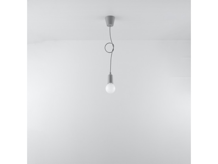 Diego 1 szürke függőlámpa