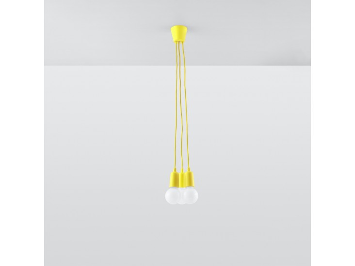 Diego 3 sárga függőlámpa