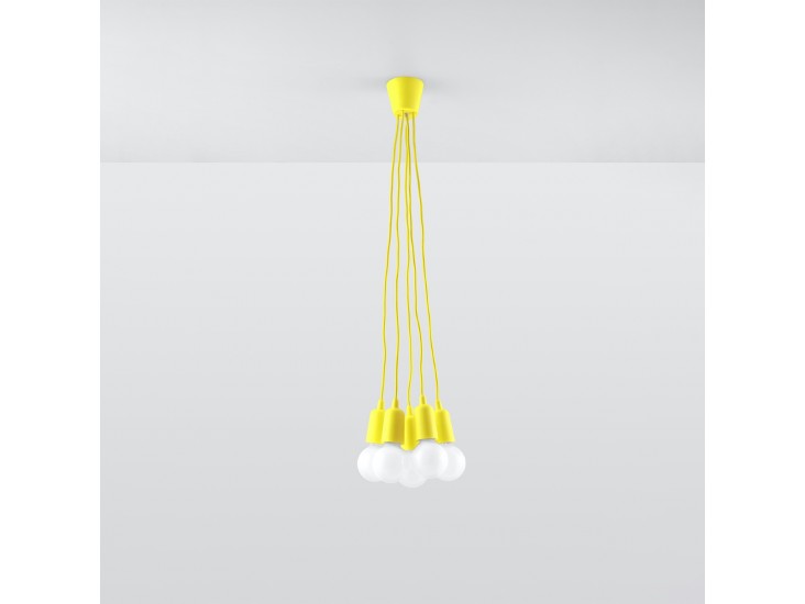 Diego 5 sárga függőlámpa