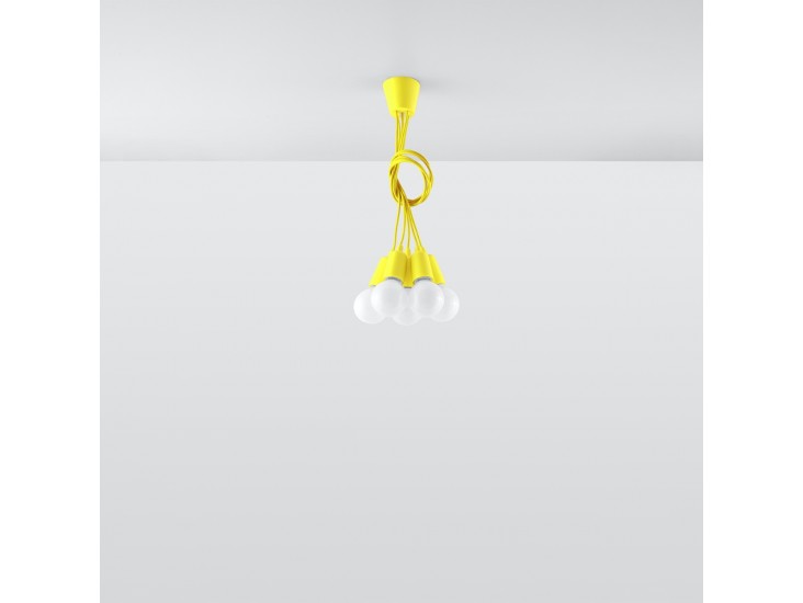 Diego 5 sárga függőlámpa
