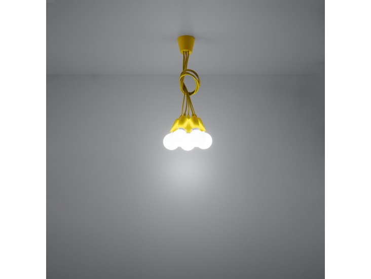 Diego 5 sárga függőlámpa
