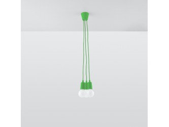 Diego 3 zöld függőlámpa