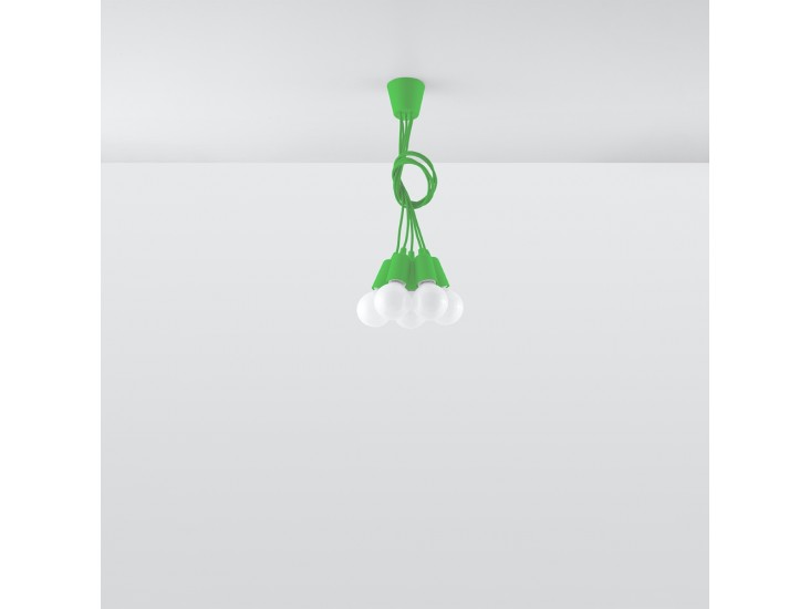 Diego 5 zöld függőlámpa
