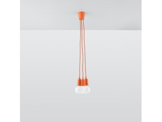 Diego 3 narancssárga függőlámpa