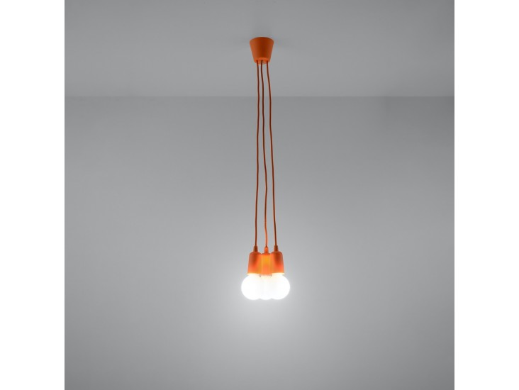 Diego 3 narancssárga függőlámpa