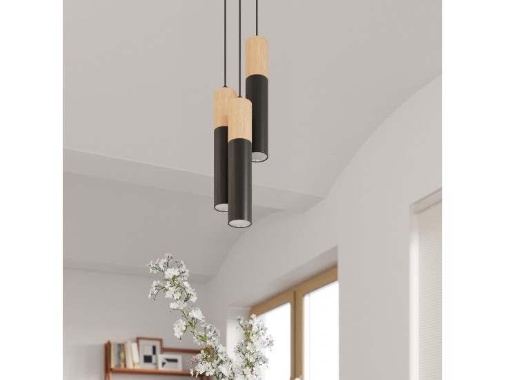 Pablo fekete függőlámpa