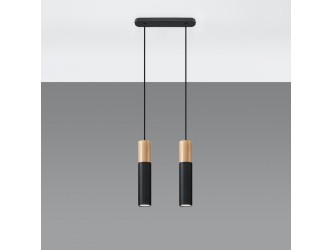 Pablo 2 fekete függőlámpa