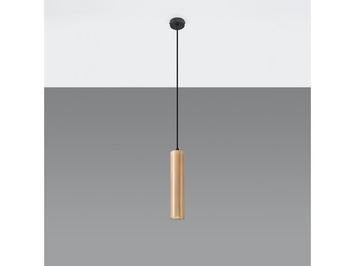 Lino natúr tölgy függőlámpa