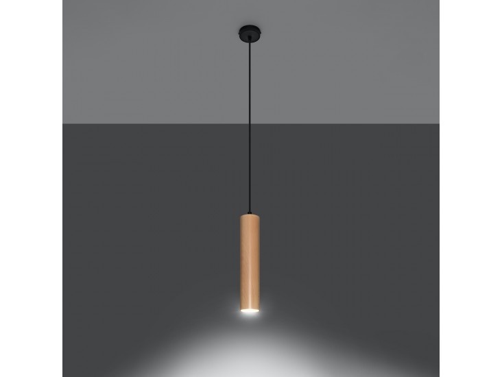 Lino natúr tölgy függőlámpa