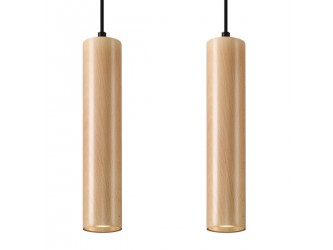 Lino 2 natúr tölgy függőlámpa