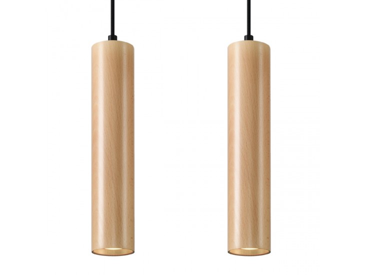 Lino 2 natúr tölgy függőlámpa