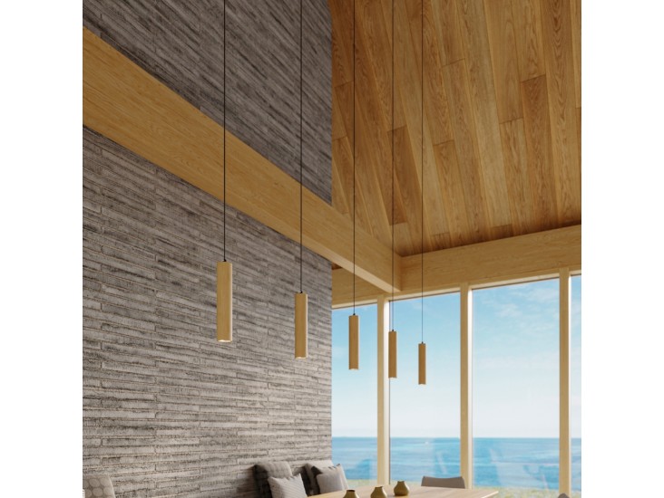 Lino 2 natúr tölgy függőlámpa