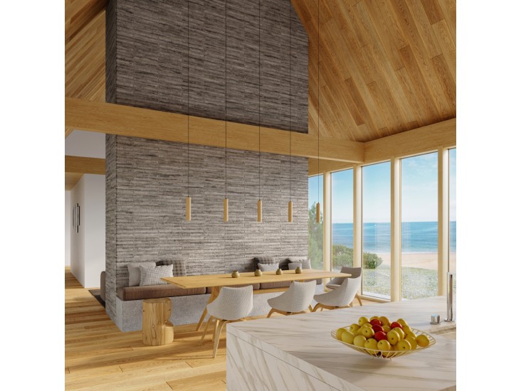 Lino 3 natúr tölgy függőlámpa