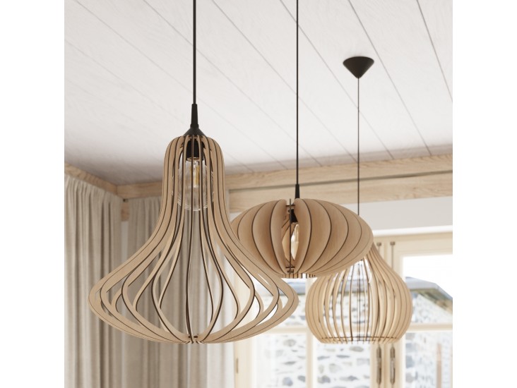 Aprilla natúr tölgy függőlámpa