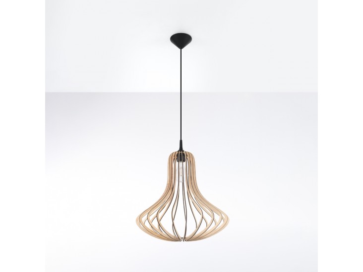 Elza natúr tölgy függőlámpa