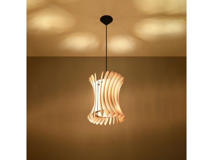 Oriana natúr tölgy függőlámpa