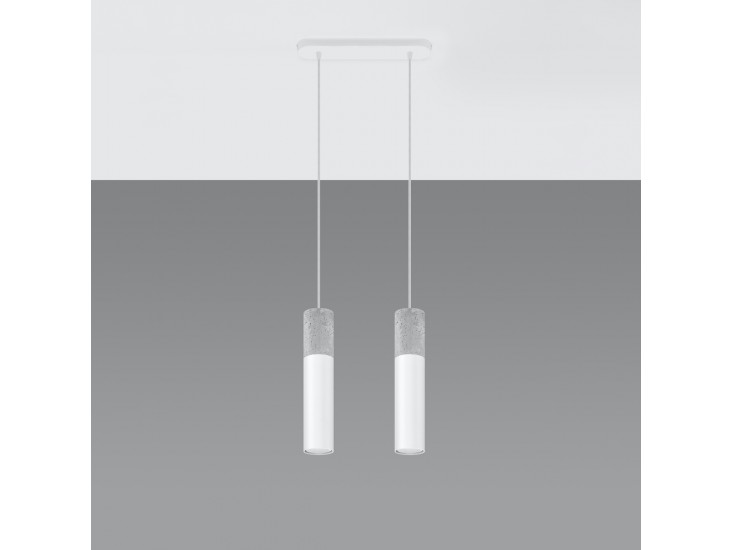 Borgio 2 fehér függőlámpa