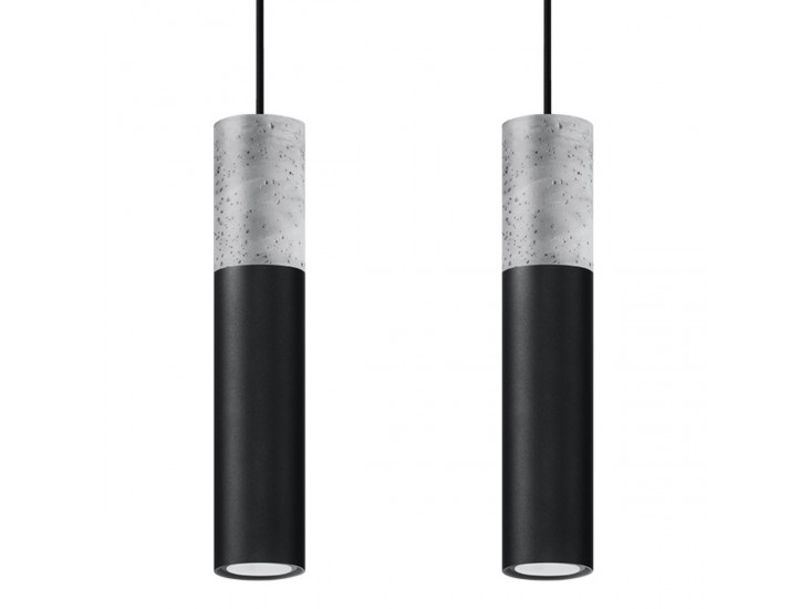 Borgio 2 fekete függőlámpa