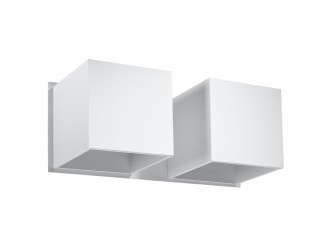 Quad 2 fehér fali lámpa