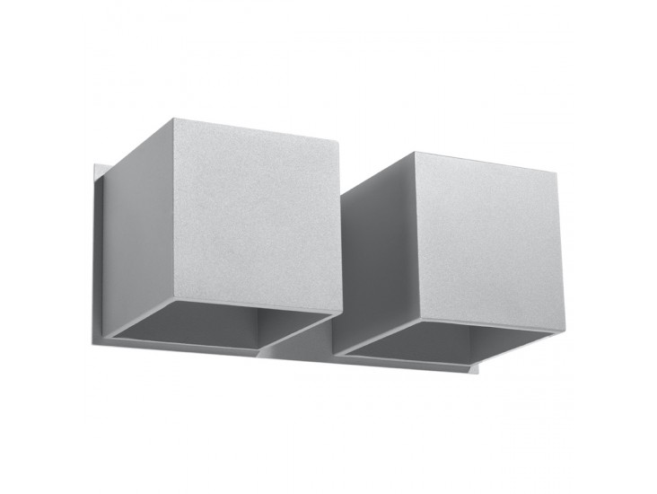 Quad 2 szürke fali lámpa