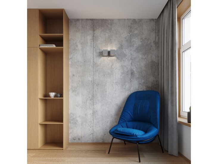 Quad 2 szürke fali lámpa