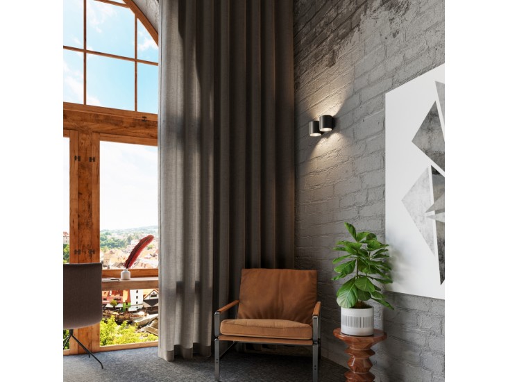 Orbis 2 fekete fali lámpa