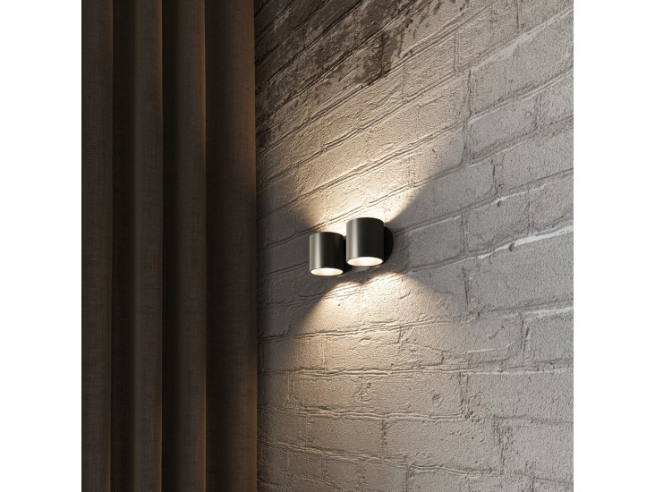 Orbis 2 fekete fali lámpa