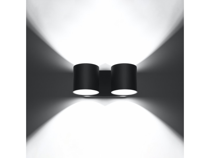 Orbis 2 fekete fali lámpa