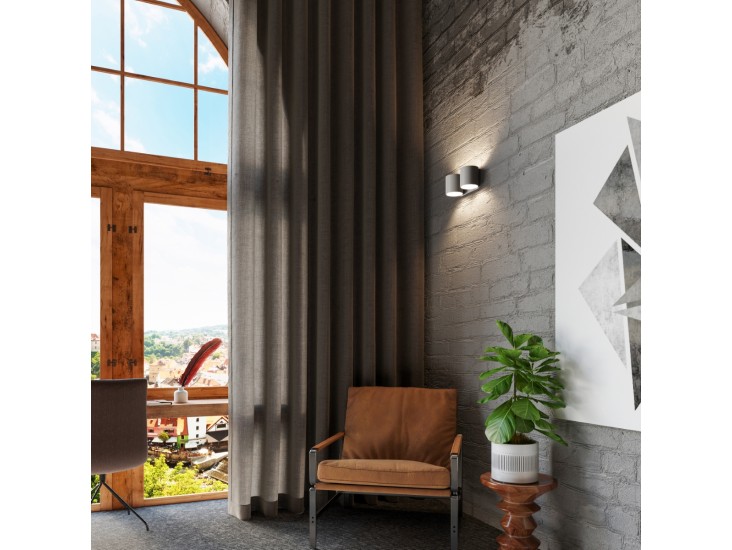 Orbis 2 szürke fali lámpa