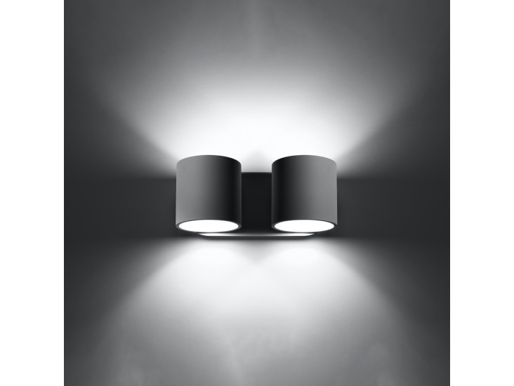 Orbis 2 szürke fali lámpa