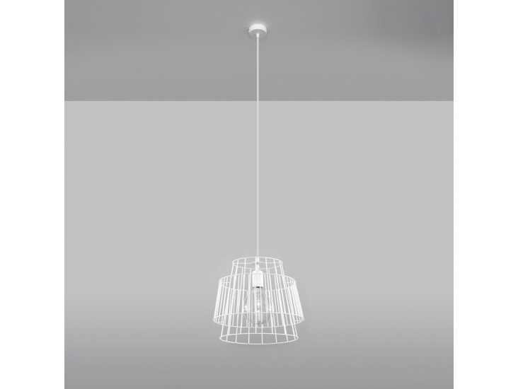 Gate fehér függőlámpa