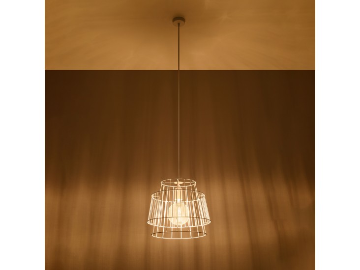 Gate fehér függőlámpa