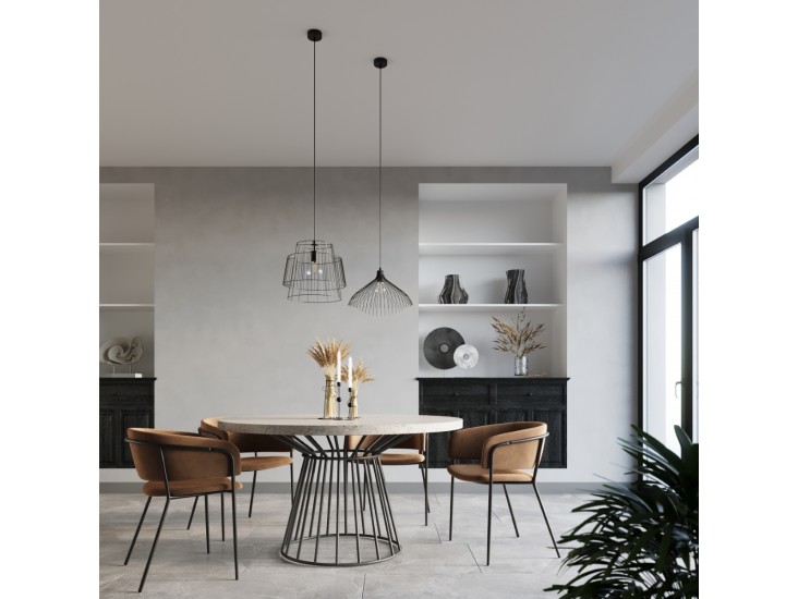 Gate fekete függőlámpa