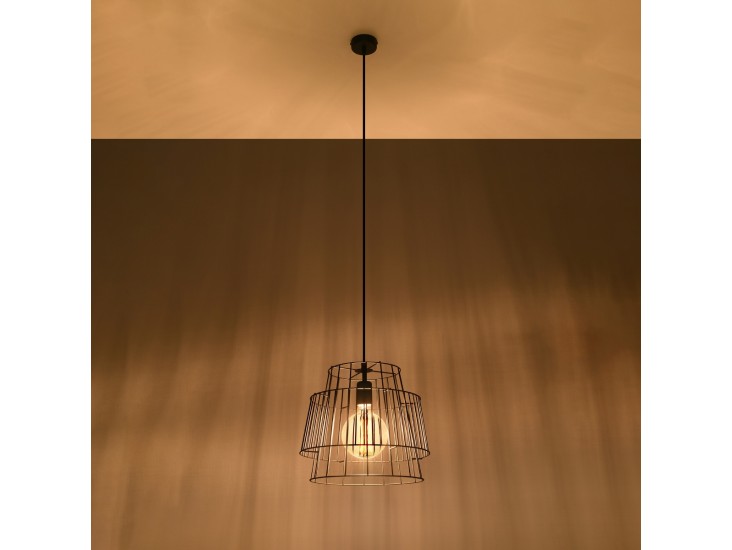 Gate fekete függőlámpa