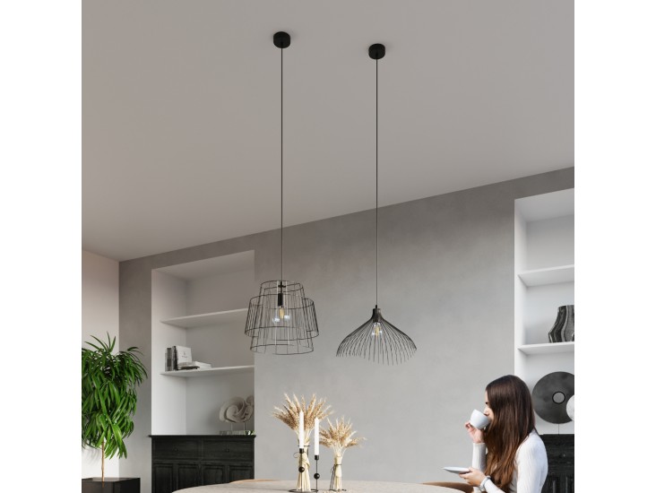 Umb fekete függőlámpa