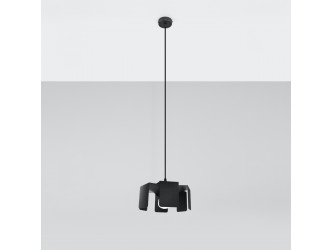Tulip fekete függőlámpa