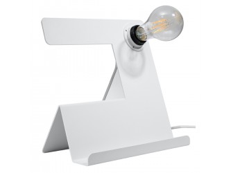 Incline fehér asztali lámpa