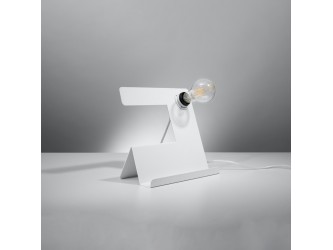 Incline fehér asztali lámpa