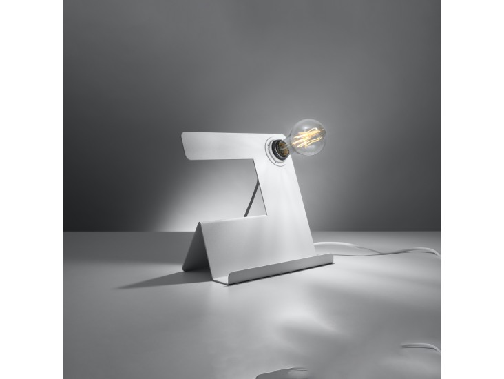 Incline fehér asztali lámpa
