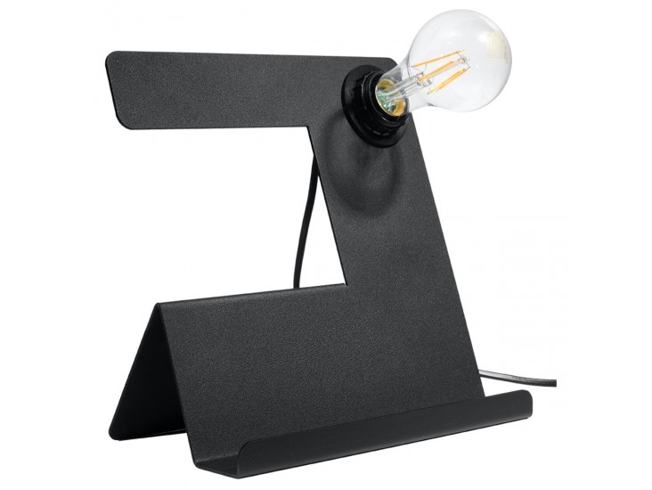 Incline fekete asztali lámpa