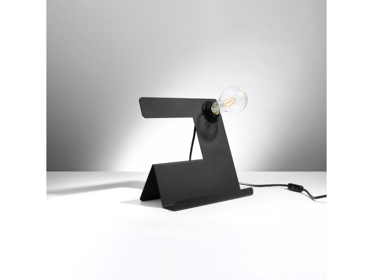 Incline fekete asztali lámpa