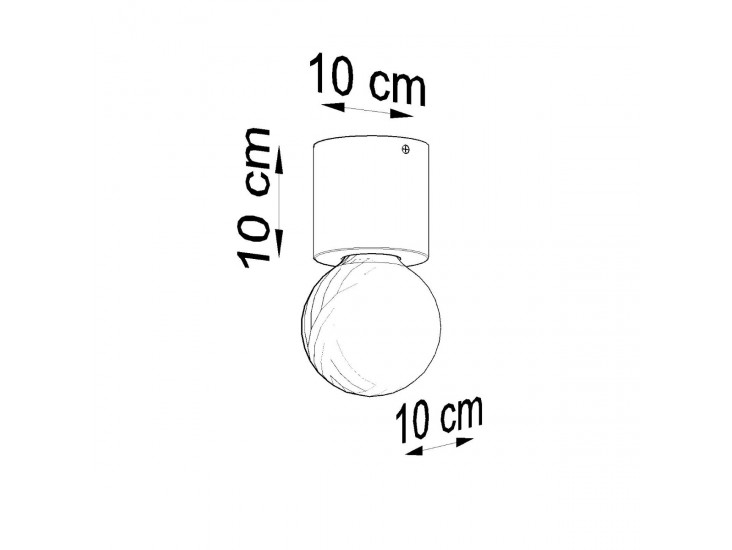 Salgado natúr tölgy mennyezeti lámpa