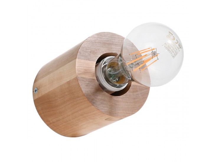 Salgado natúr tölgy fali lámpa