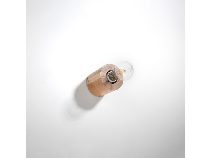 Salgado natúr tölgy fali lámpa