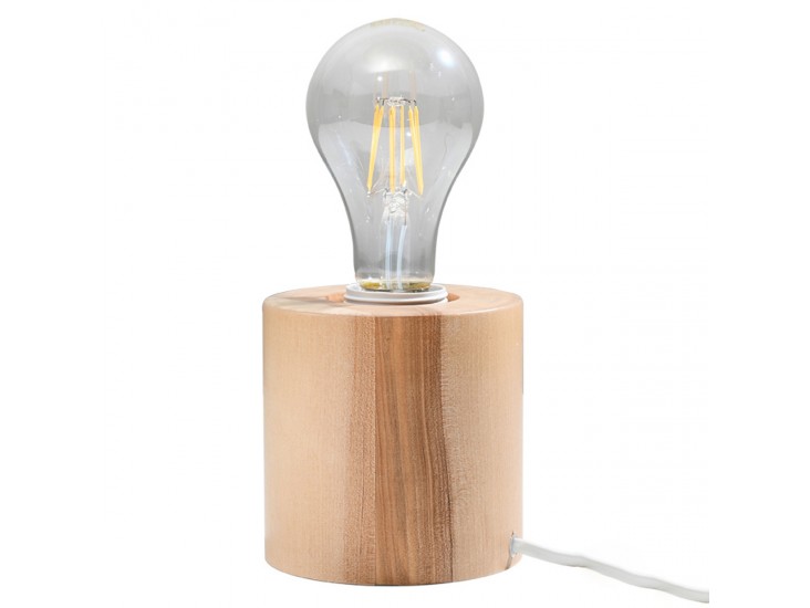 Salgado natúr tölgy asztali lámpa