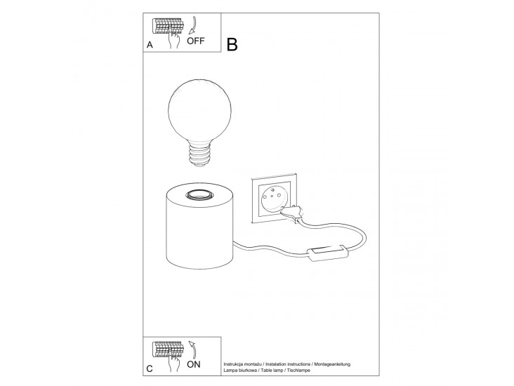 Salgado natúr tölgy asztali lámpa