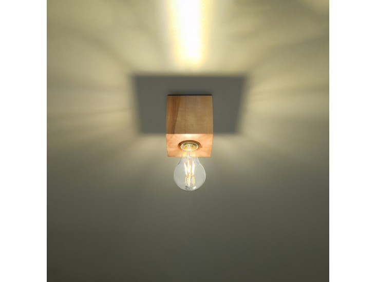 Ariz természetes fa mennyezeti lámpa