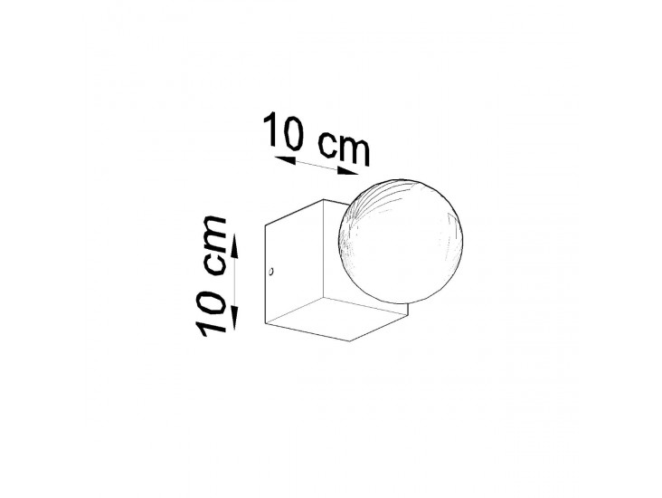 Ariz természetes fa fali lámpa